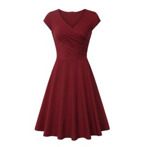 Red party frock